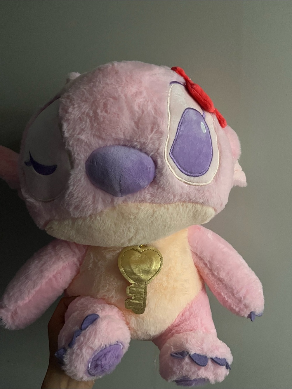 Plush Pink Key-Locket Character Stuffed Toy - Kids Toys